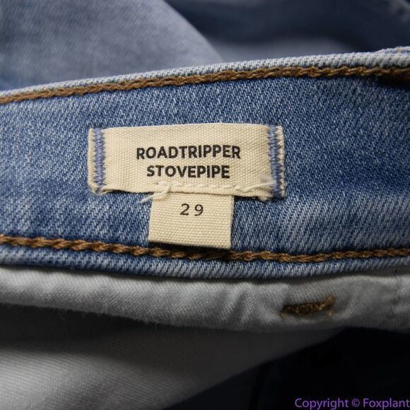 NEW High-Rise Slim Straight‎ Jeans in Stillwood Wash: Slit-Hem Edition, 29 - Picture 11 of 15